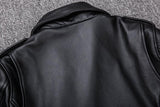 Jaqueta de couro legítimo Leather Jacket - 73MotoSports