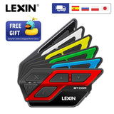 Comunicador Lexin  bluetooth v5.0 à prova d'água 1200m - 73MotoSports