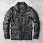 Jaqueta couro legítimo Genuine Leather Jacket - 73MotoSports