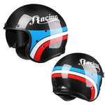 Capacete Vintage em Fibra de Carbono - 73MotoSports