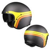 Capacete Vintage em Fibra de Carbono - 73MotoSports