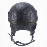 Capacete vintage em couro BULLBIKER - 73MotoSports