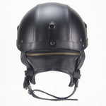 Capacete vintage em couro BULLBIKER - 73MotoSports