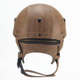 Capacete vintage em couro BULLBIKER - 73MotoSports