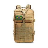 Mochila 50l à prova d'água bandeira brasileira - 73MotoSports