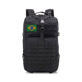 Mochila 50l à prova d'água bandeira brasileira - 73MotoSports