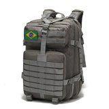 Mochila 50l à prova d'água bandeira brasileira - 73MotoSports